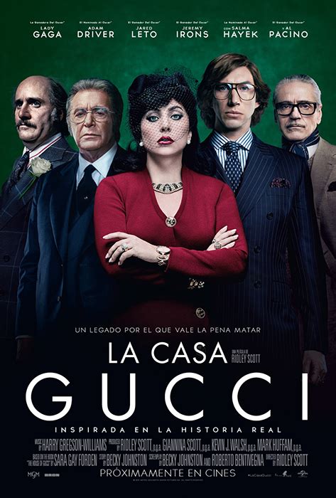 la casa gucci reparto|house of gucci 2021 movie.